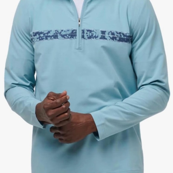 Men’s Travis Mathew Swell Season Quarter Zip Pullover Shirt Small NWT MSRP $130 - Picture 5 of 7